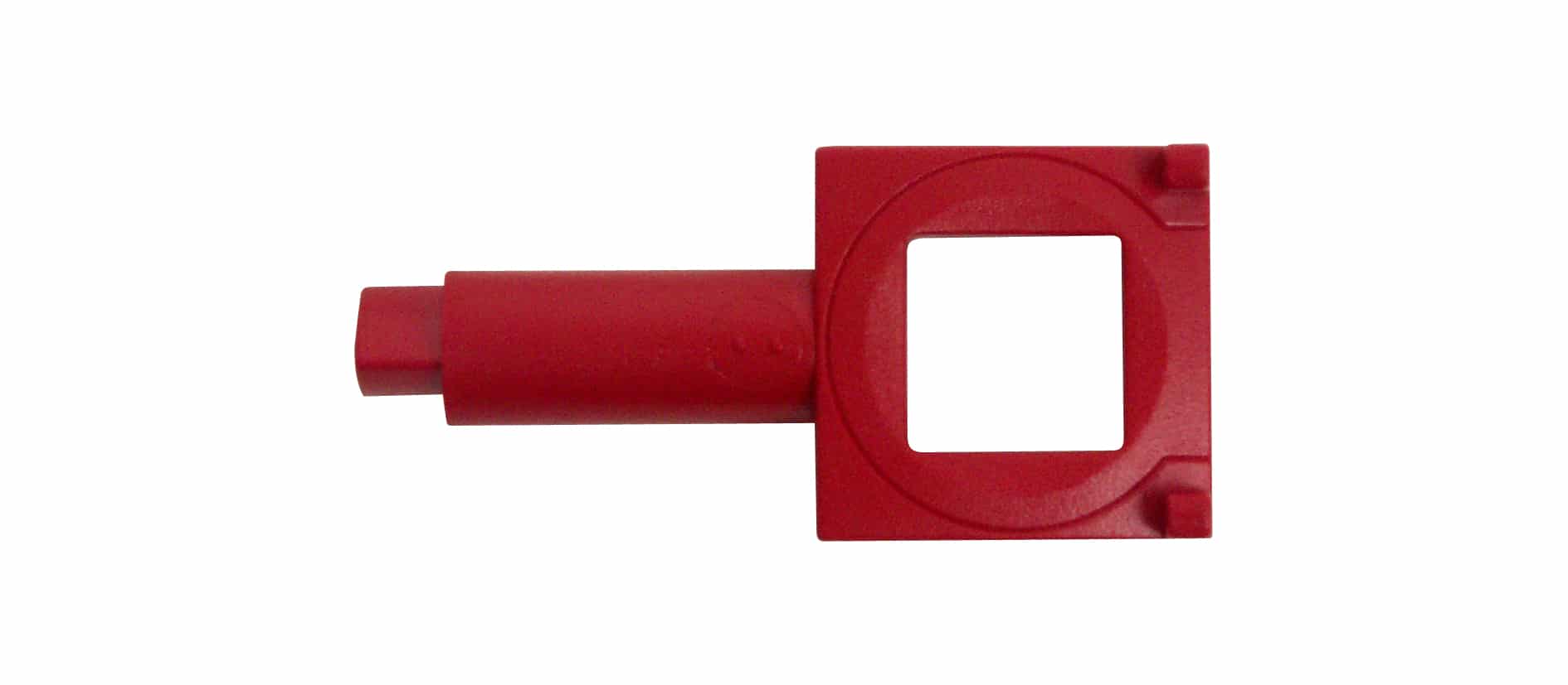 Ersatzschlüssel Kunststoff für kleine Handmelder, rot, VPE=10 Stück