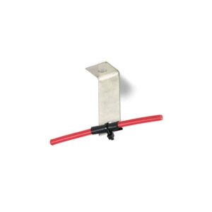 762256 Edelstahl L-Clip und Silikonhülse 180°C, für Montage der Sensorkabel