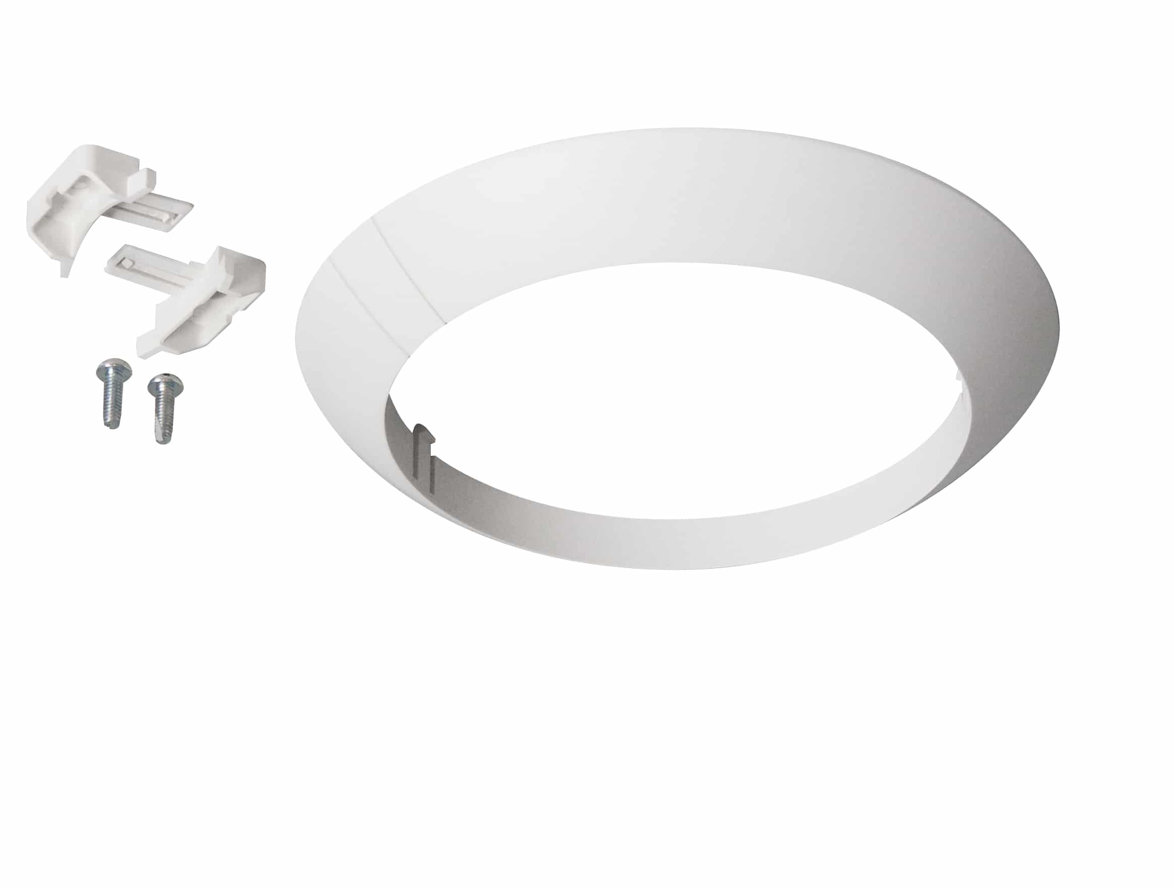 4" Abdeckring inkl. Befestigungsösen für IQ8Quad Meldersockel