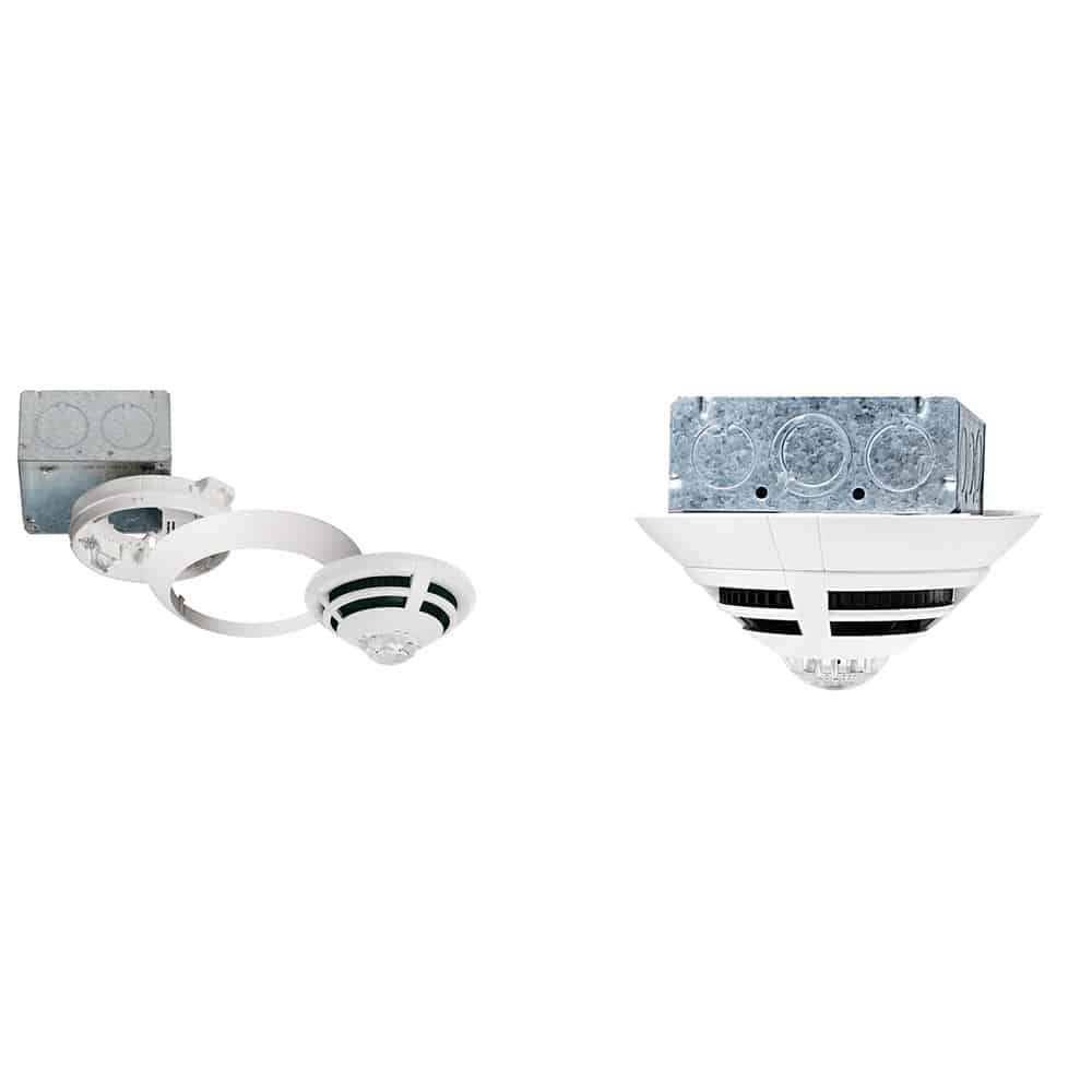 Abdeckring inkl. Befestigungsösen f. IQ8Quad, ES Detect Meldersockel