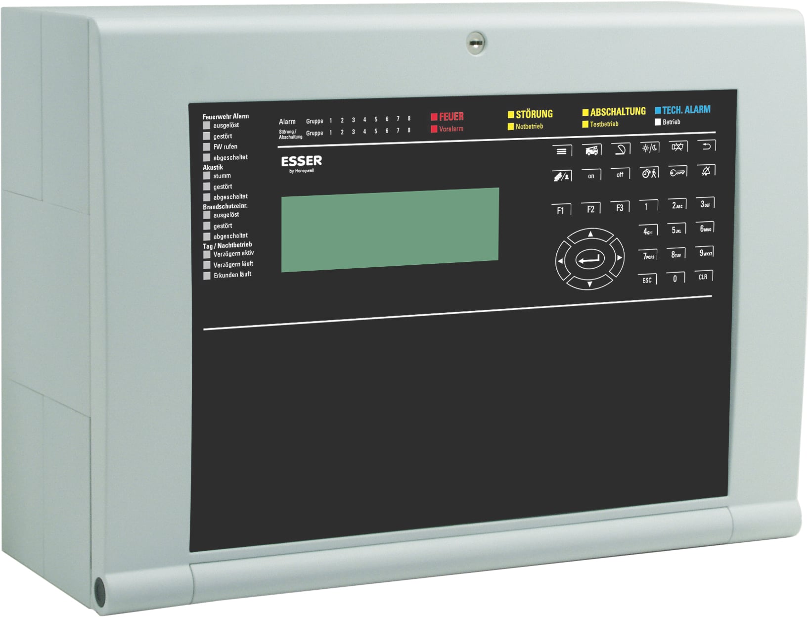 BMZ ES Line, 8 Gruppen, EN 8 Gruppen, englisch