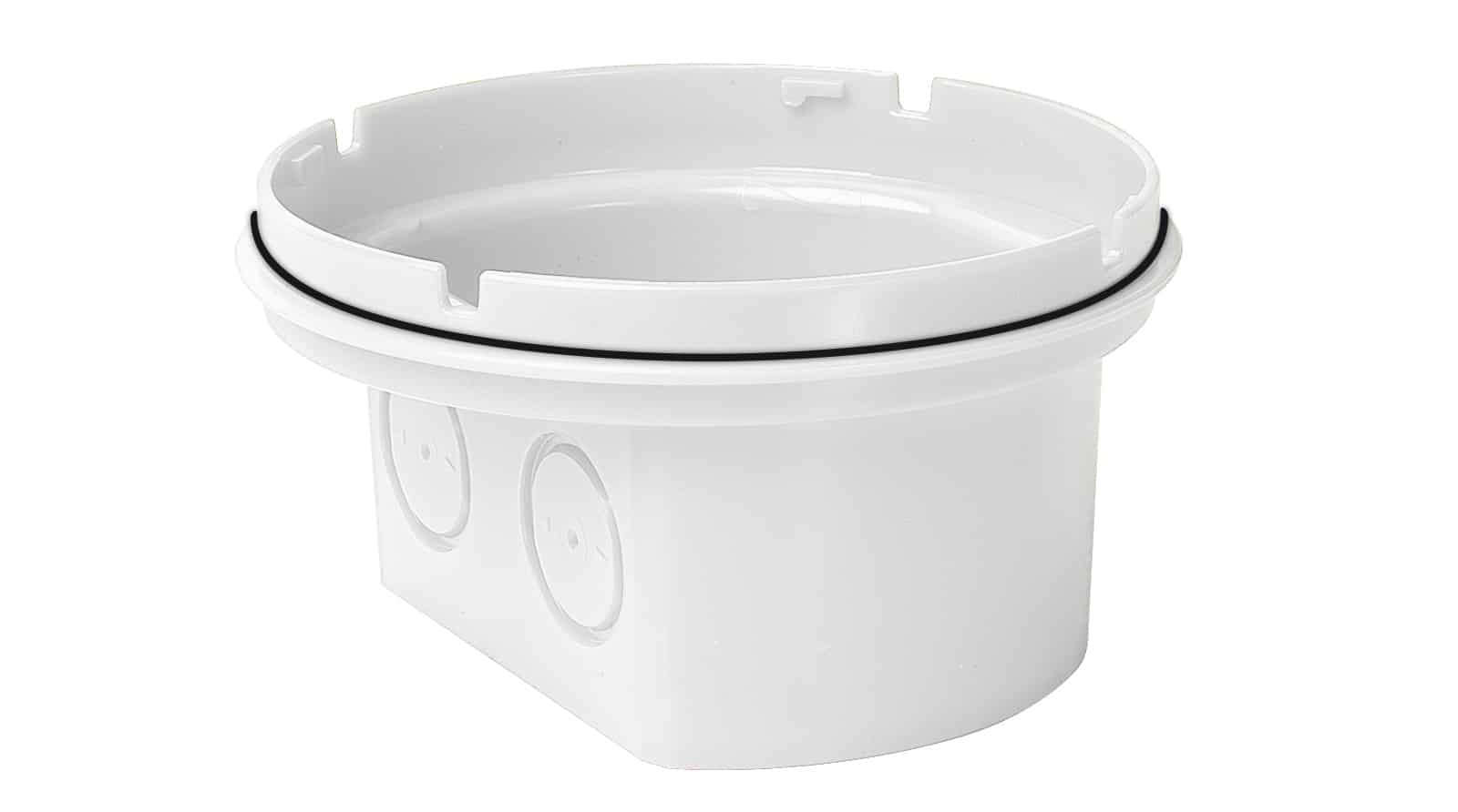 Sockel tief IP65, weiss VPE=5 für Signalgeber