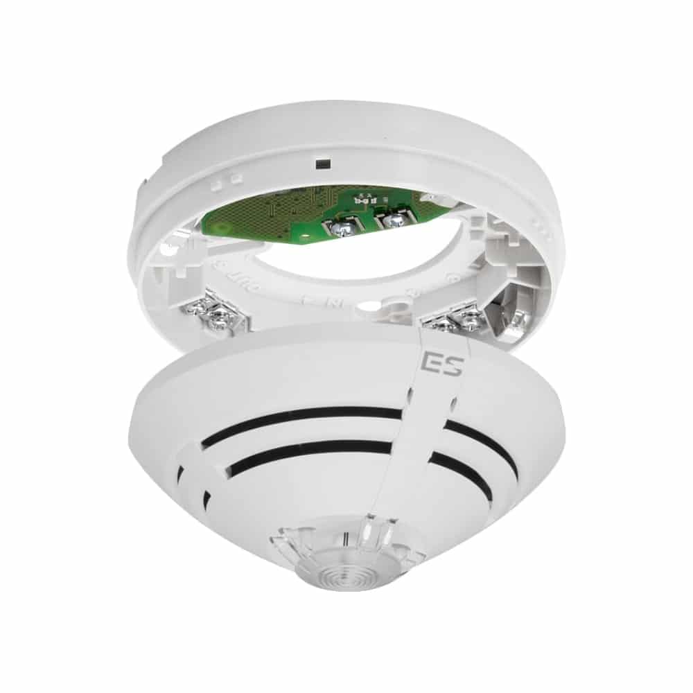 Brandmelder und Sockel mit Relais, 2-teilig | 800361.10