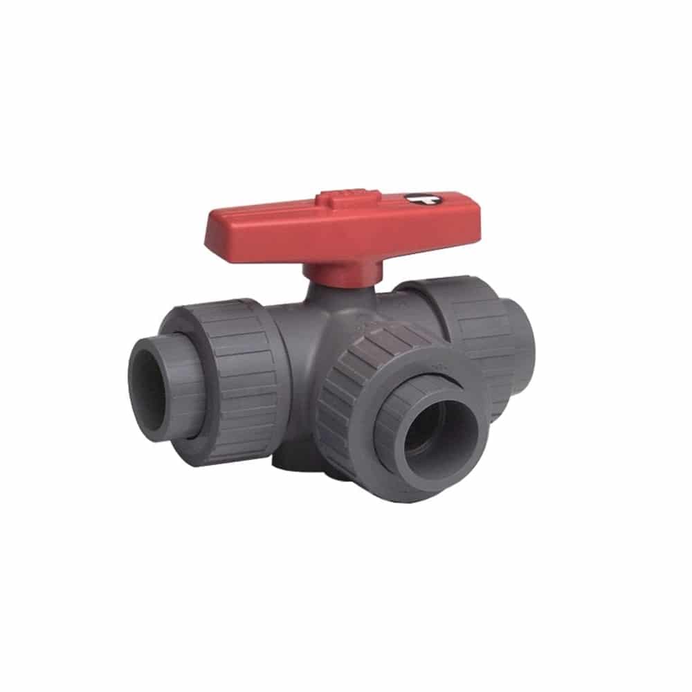 Drei-Wege Kugelhahn ABS für Ansaugrauchmelder | 801607