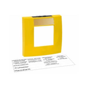 Handmelder Gehäuse, gelb mit Glas | 704902