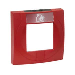 Handmelder Geh&auml;use, rot mit Glas | 704900