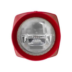 IQ8Alarm Plus Kombi Signalgeber EN54-3/-23, Gehäuse/Blitz: rot/weiß | 807224RW