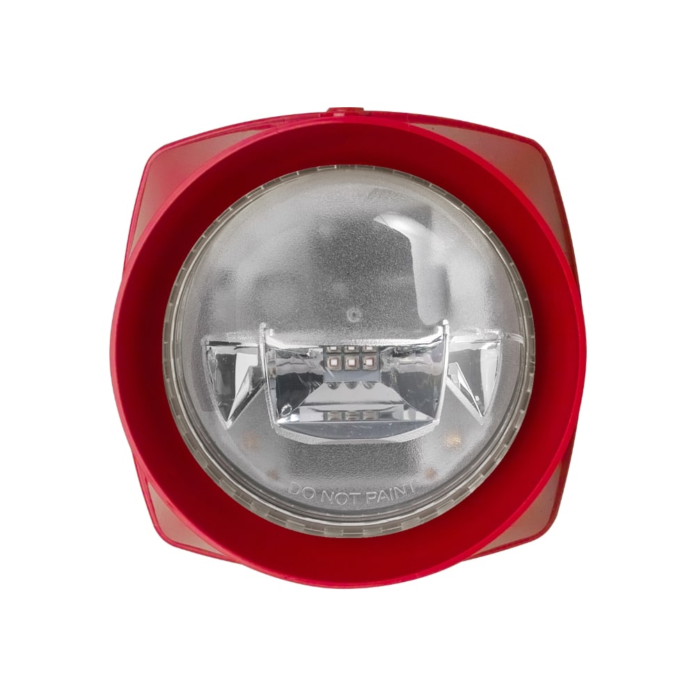 IQ8Alarm Plus Kombi Signalgeber EN54-3/-23, Gehäuse/Blitz: rot/weiß | 807224RW