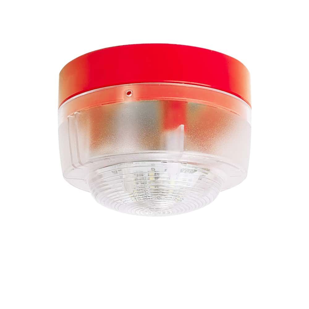 Optischer Signalgeber RR Kat. W+C EN 54-23 | roter Blitz | CWST-RR-S5