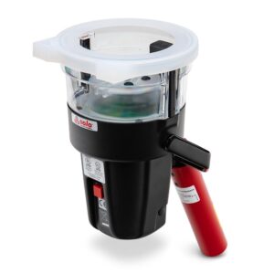 SOLO460-001 kabellose W&auml;rmemelder-Kopfeinheit isoliert auf wei&szlig;em Hintergrund, spezialisiert auf die Pr&uuml;fung von W&auml;rmemeldern verschiedener Art.