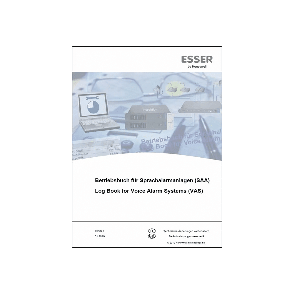 Betriebsbuch für SAA