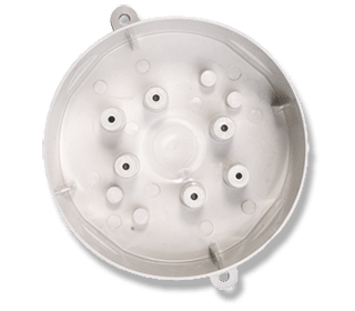 NOTIFIER Feuchtraum Montagesockelzusatz Weiß: Erweiterte Installationsoptionen