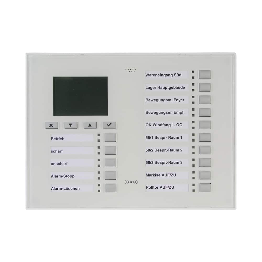 LED/LCD Bedienteil für MB-Secure | weiß | VdS G114020