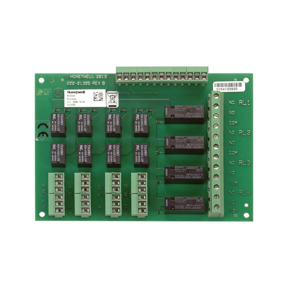 Relaismodul 4x230V/8A und 8x24V/1A, VdS G115069, Klasse C, EN 50131-1 Grad 3