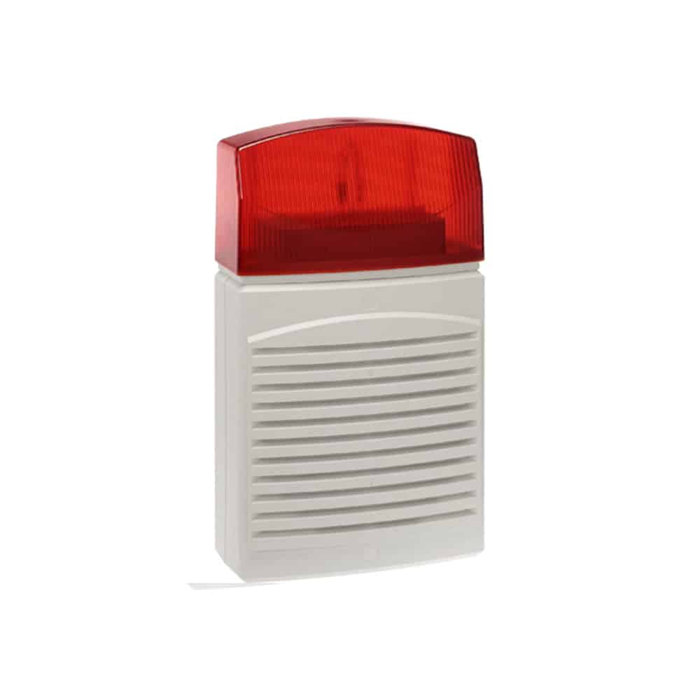 Kompaktalarmierung im Kunststoffgehäuse | verkehrsweiß | VdS G100067 | Klasse C