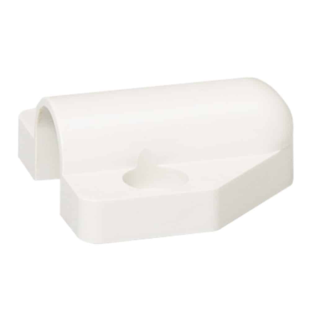 Befestigungskappe Typ 2, f. Metallschutzschlauch, ws