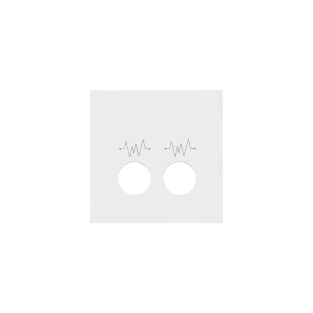 Abdeckplatte Diagnostikeinheit mit 2 Buchsen, Systevo Call Ackermann | Artikel: 88912D3N | Systevo Call Ackermann | HON Security