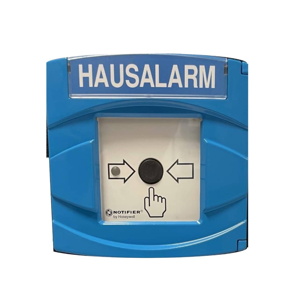 Handfeuermelder mit Isolator | blau | HAUSALRM | NOTIFIER